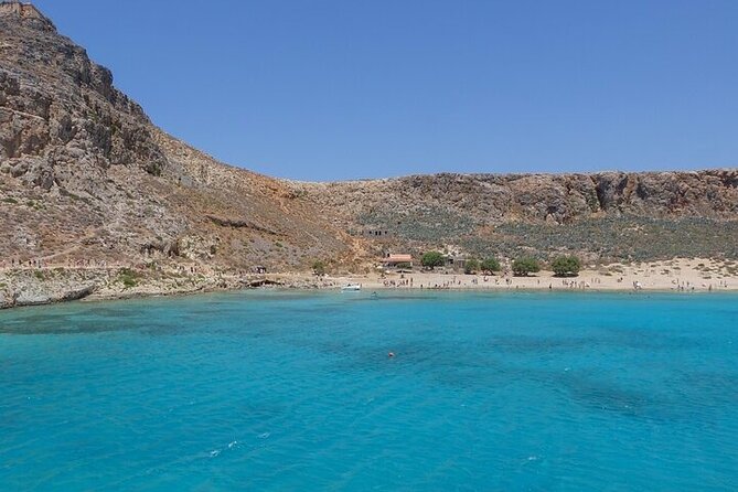 Balos beach with pristine sand and vibrant sea colors